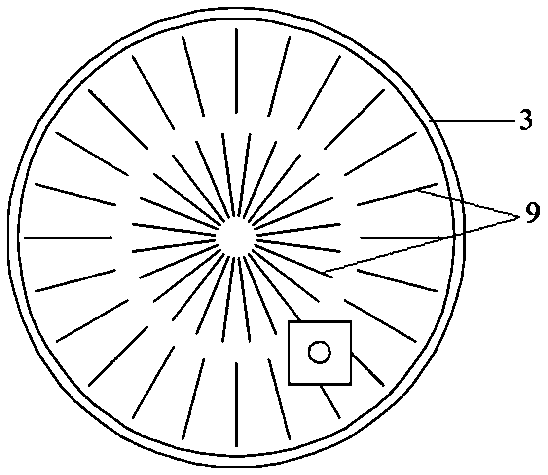 A device and method for refining molten steel by full bottom blowing ladle