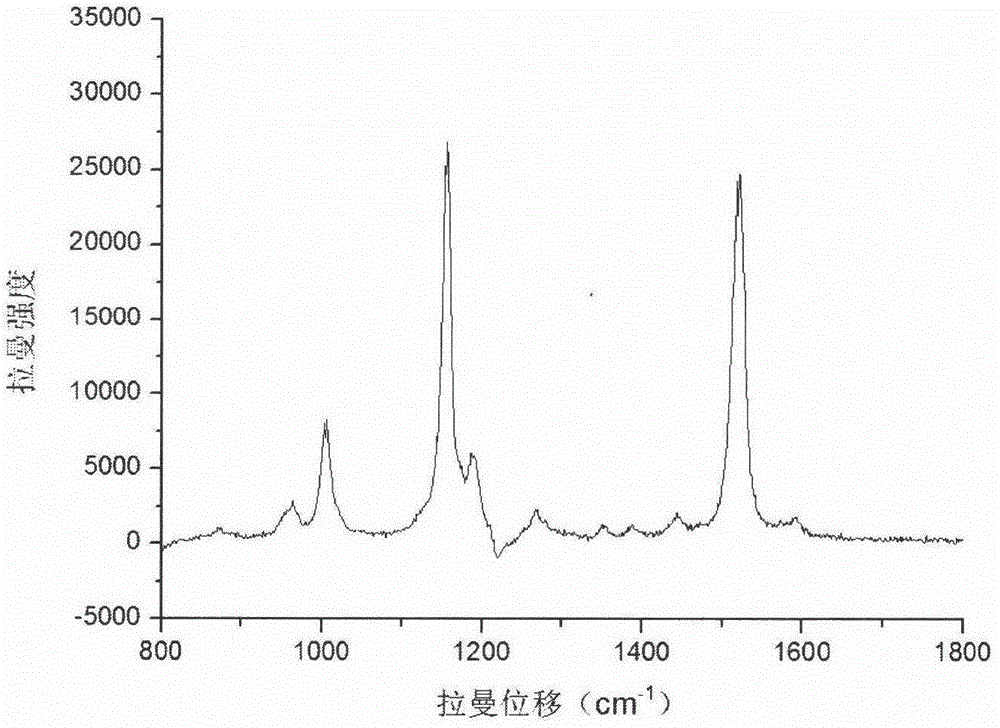 Establishment method for echinogorgia pseudossapo laser-Raman spectrum
