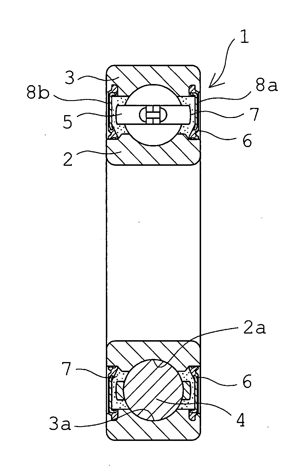 Grease Composition and Grease-Enclosed Rolling Bearing