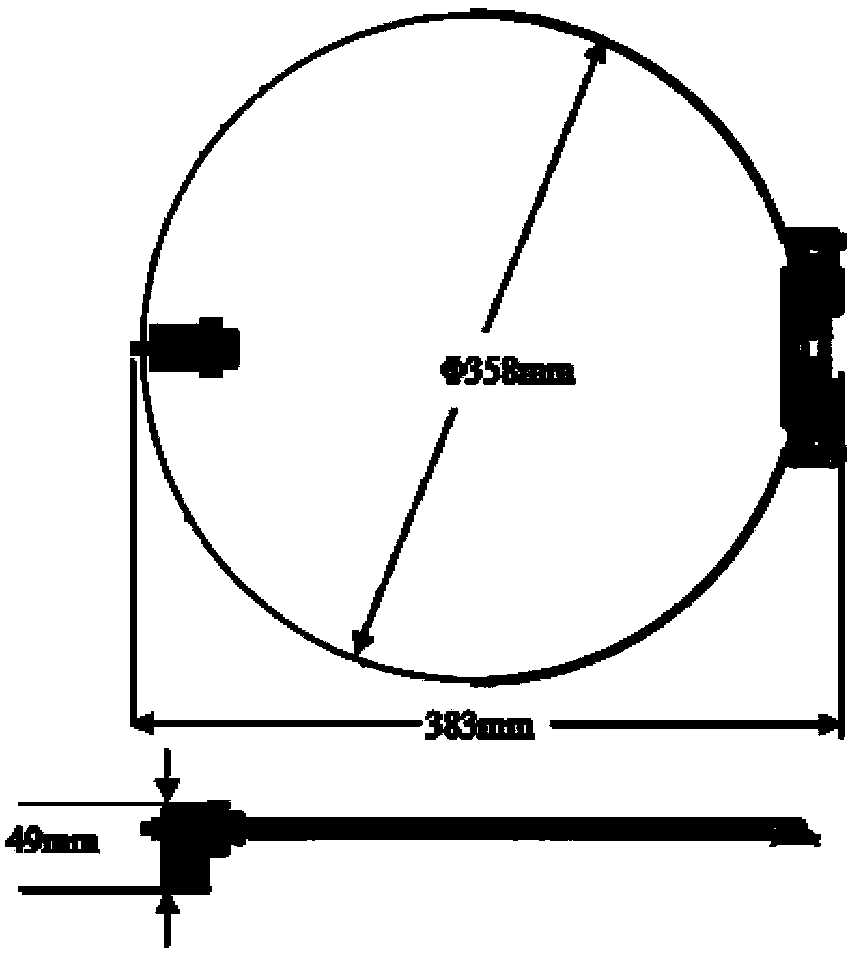 A posture correcting device for a Mars landing module