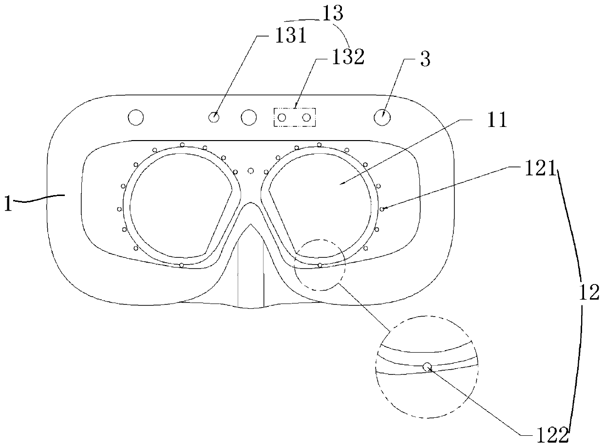 Multi-mode immersive synchronous acquisition system based on eye movement tracking and brain function activity detection