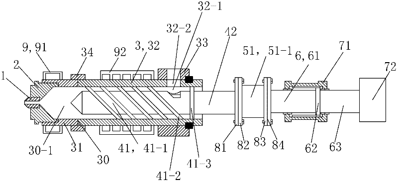 Piezoelectric dynamic plasticizing forming device and injection molding method thereof