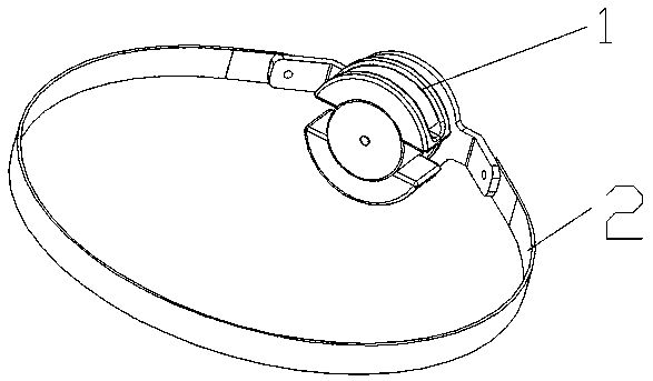 Mouth opening training device for nasopharyngeal carcinoma