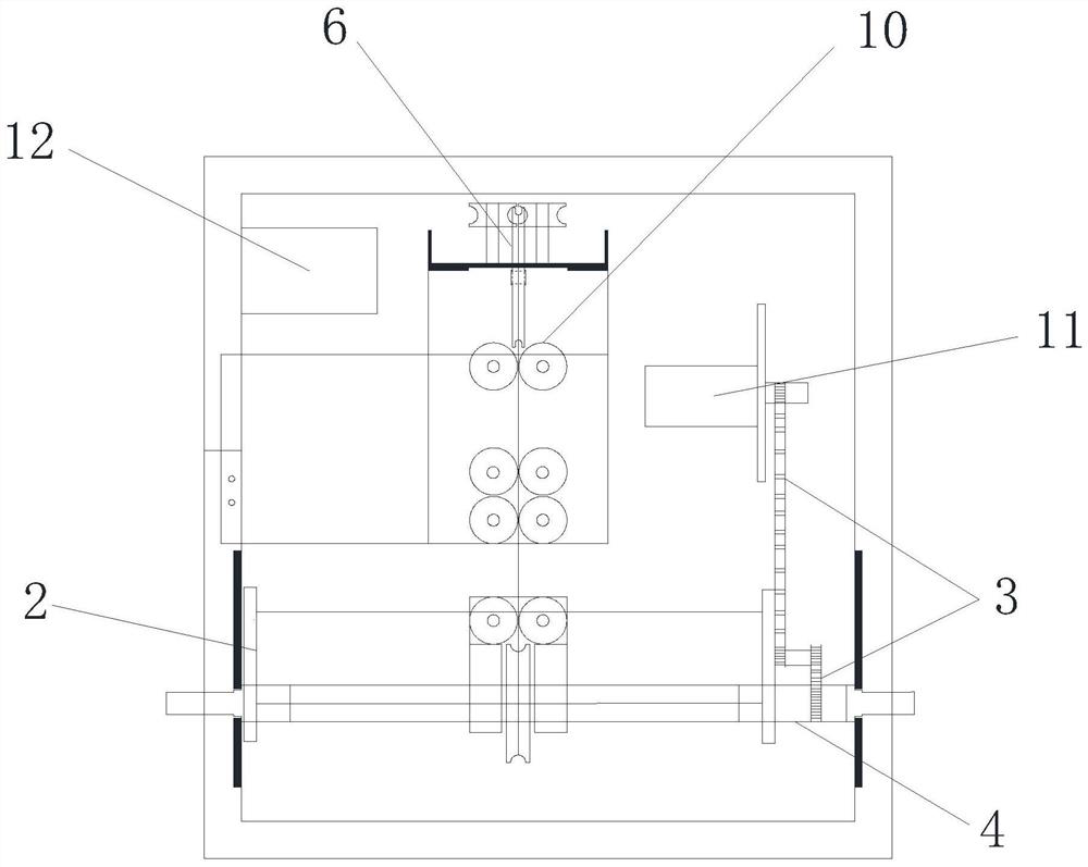 Deep horizontal displacement automatic measuring device