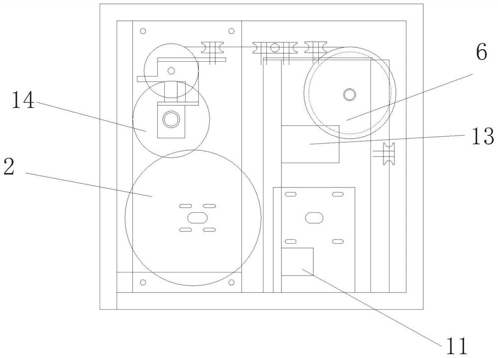 Deep horizontal displacement automatic measuring device