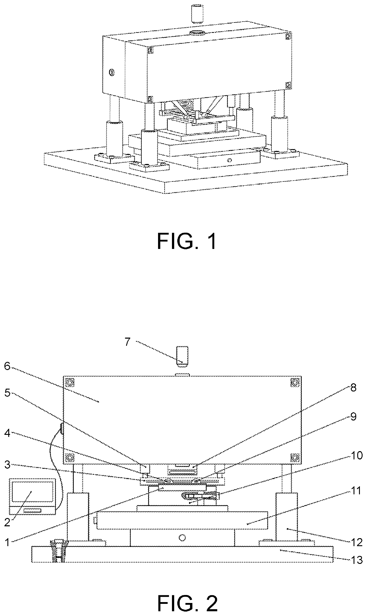 Device and method for peening by coupling laser shock wave and ultrasonic shock wave in real time