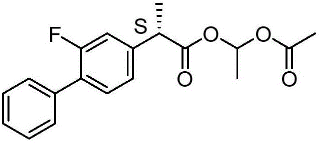 Method for preparing S-(+)-flurbiprofen axetil high in optical purity