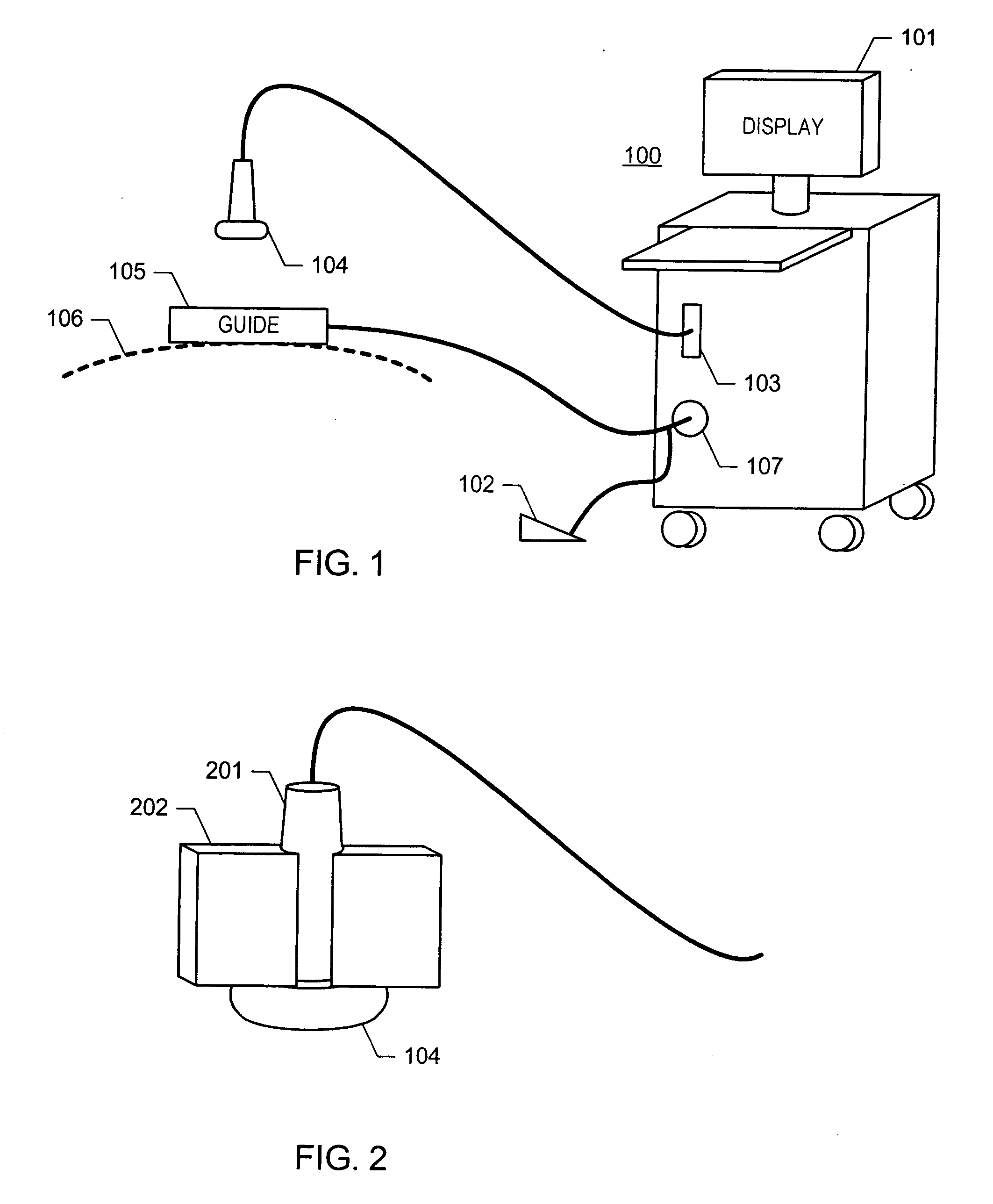 Ultrasound image acquisition guiding device and method