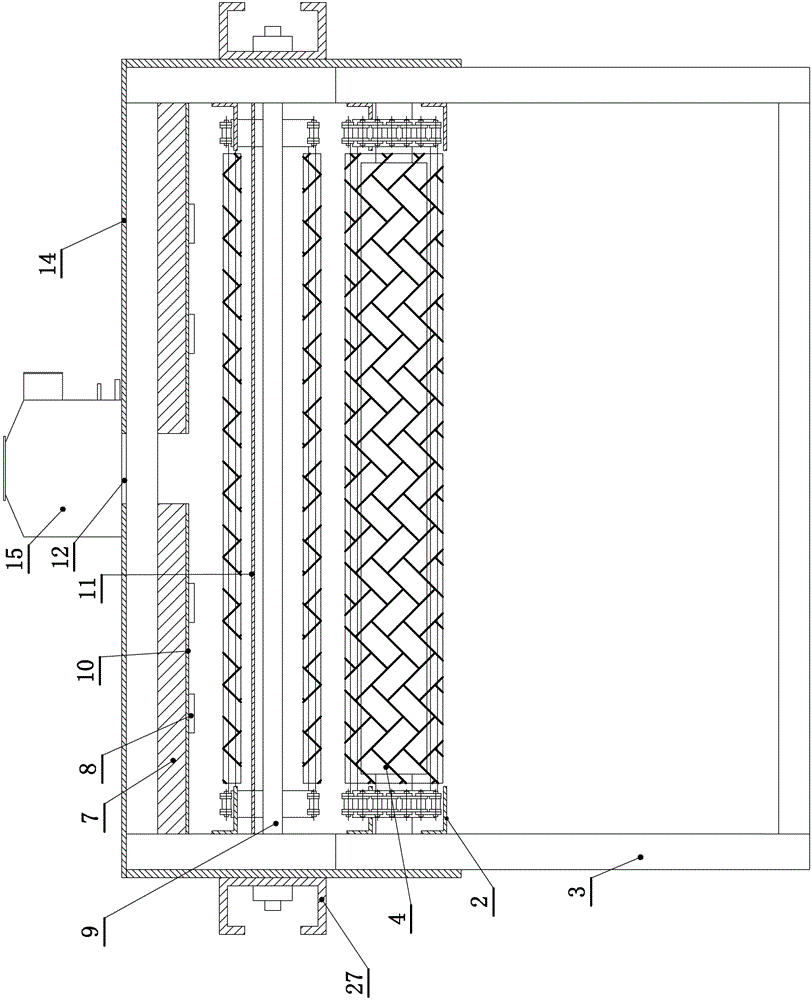 Upper heating paper plastic separator