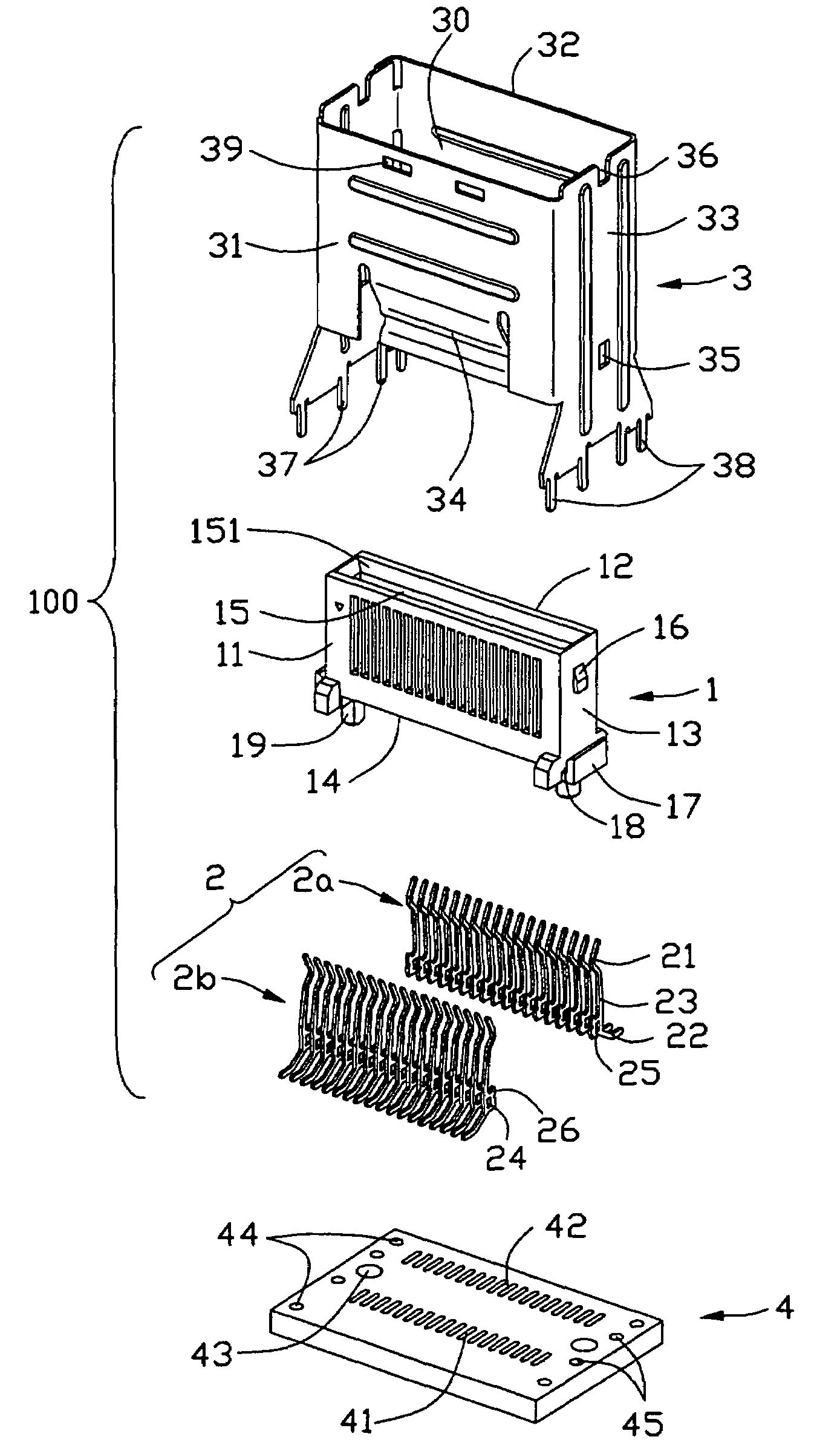 Electrical connector with shell