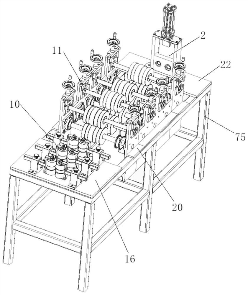 Water pipe processing production line