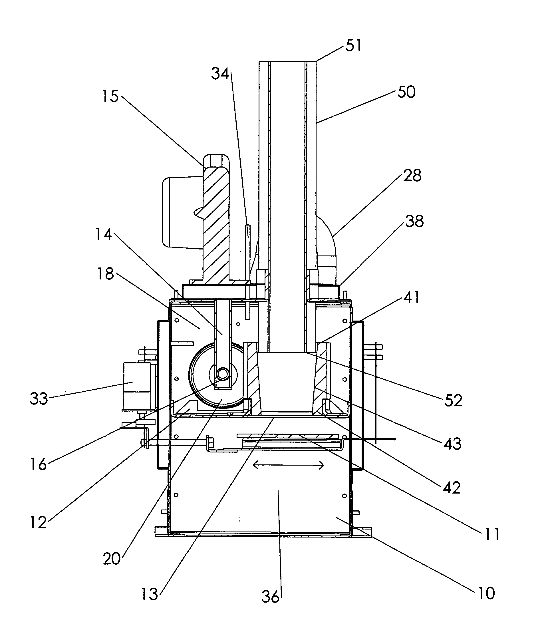 Device for Gasification and Combustion of Solid Fuel