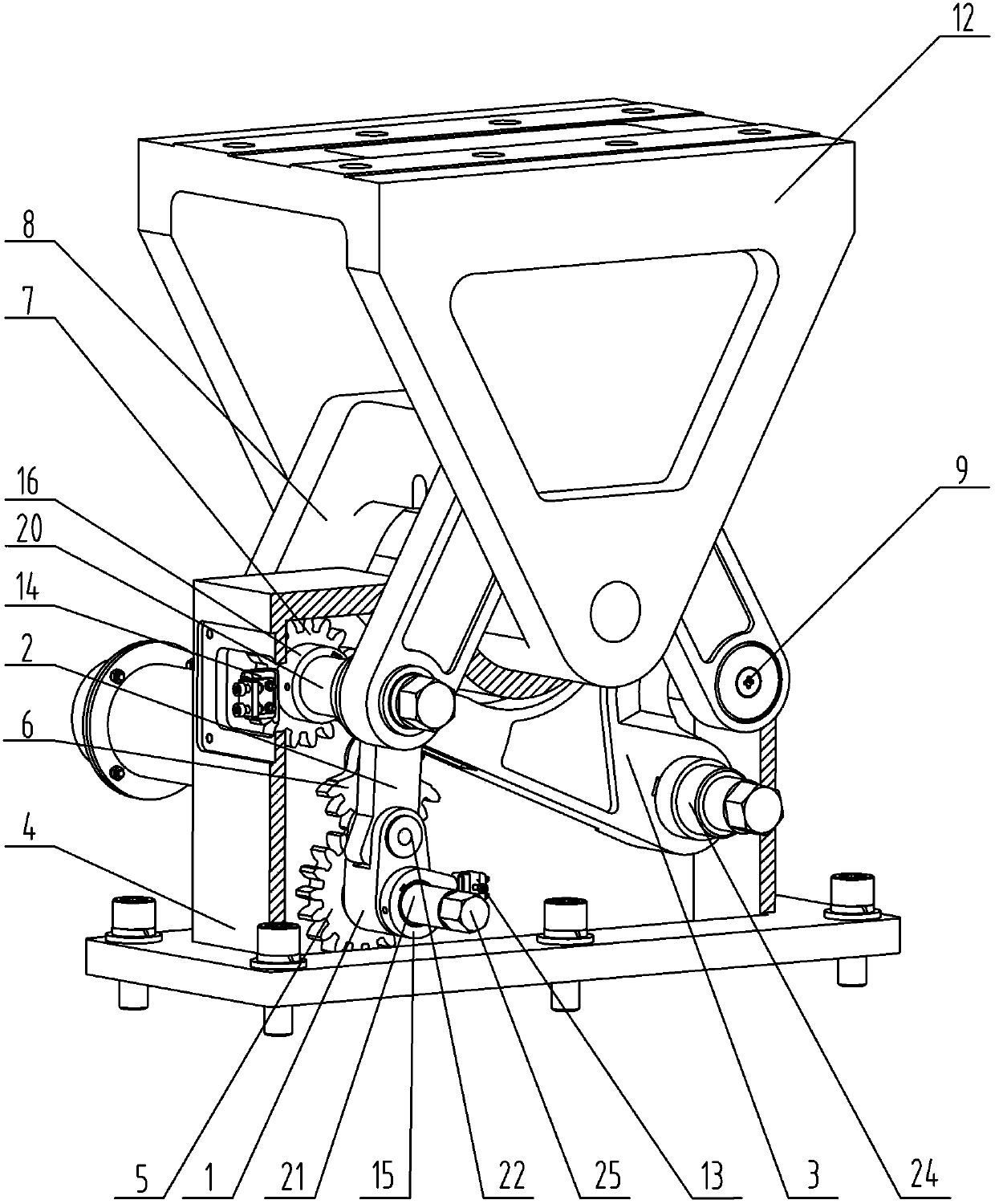 Space on-track repeated locking and releasing mechanism