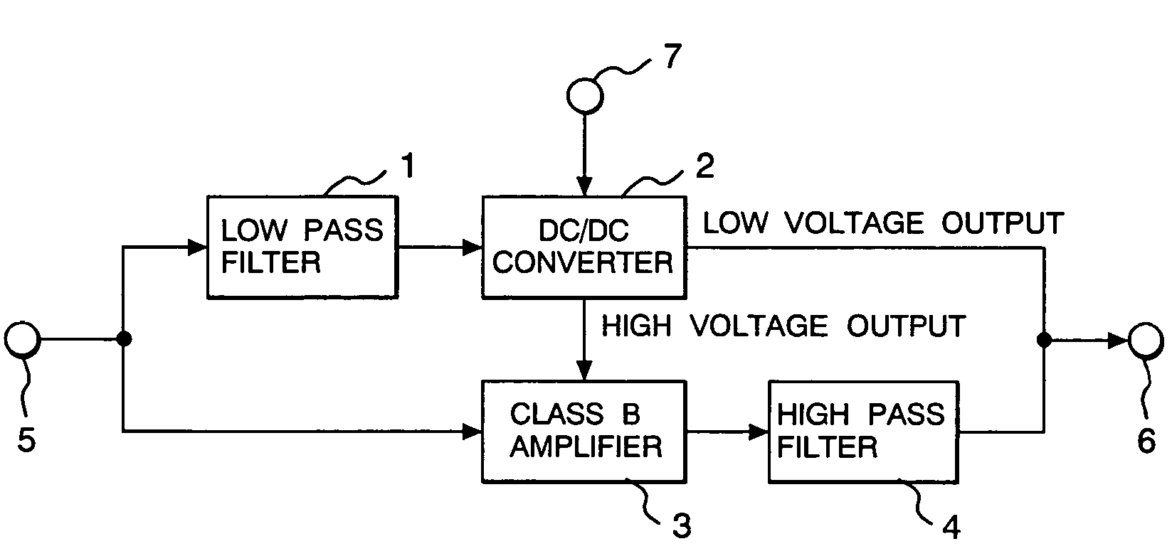 Amplifier and radio frequency power amplifier using the same