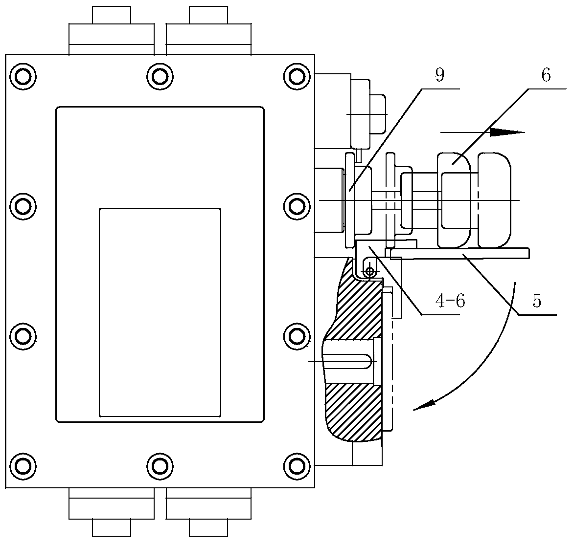 Anti-explosion power supply device of electric vehicle