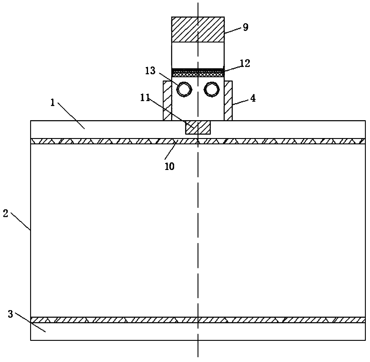 Pressure regulating device and control method for air suspension airbag of passenger car