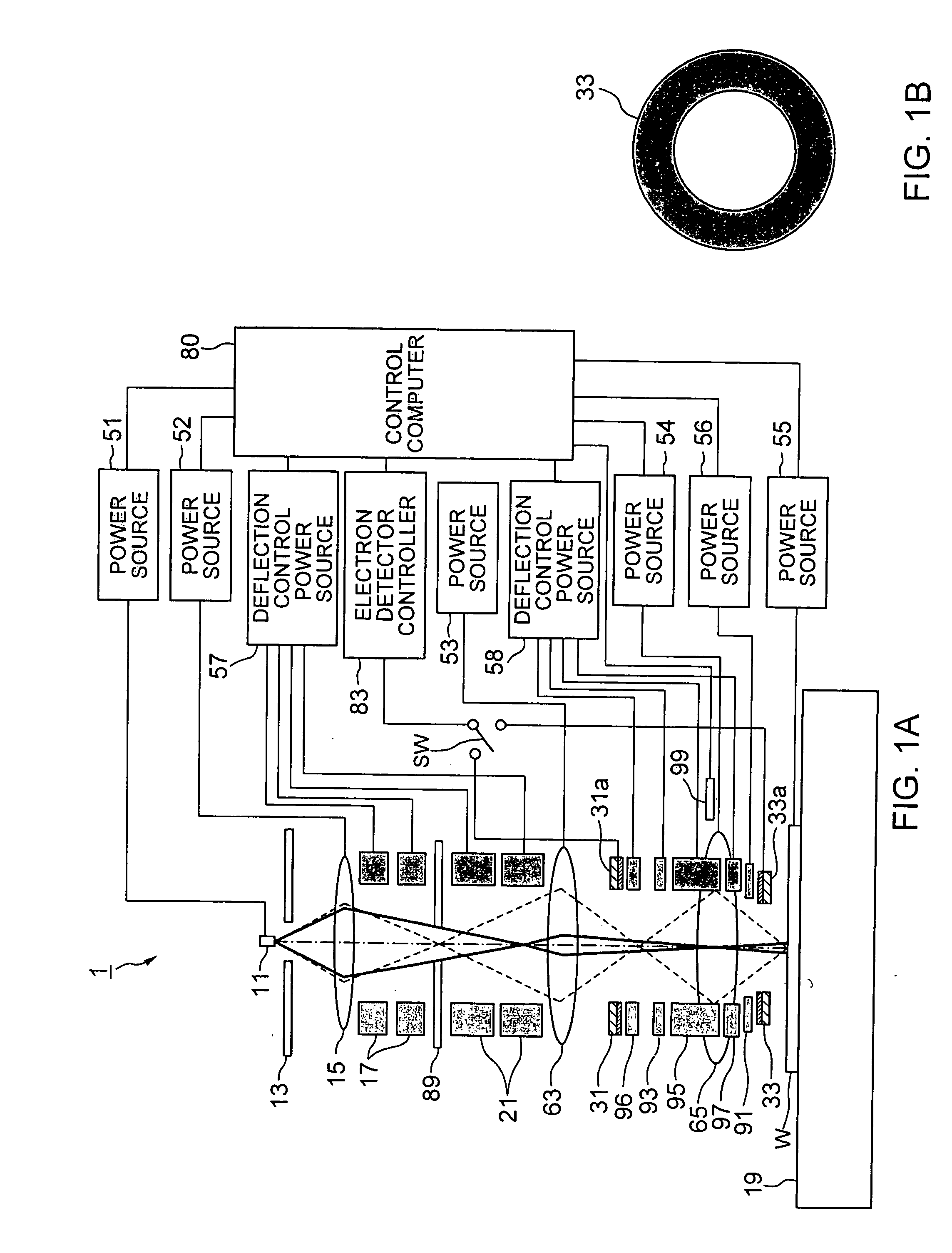 Charged particle beam apparatus, charged particle detection method, and method of manufacturing semiconductor device