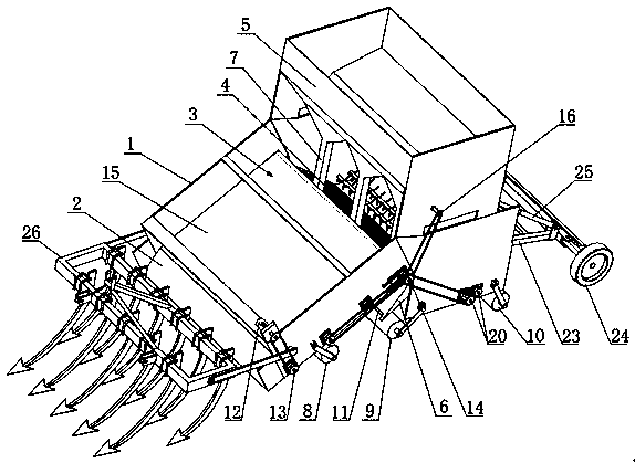 Comprehensive improvement device for saline-alkali land