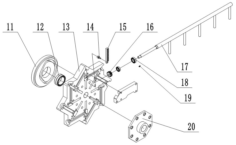 An automatic rotating uninterrupted fast brick stacking machine