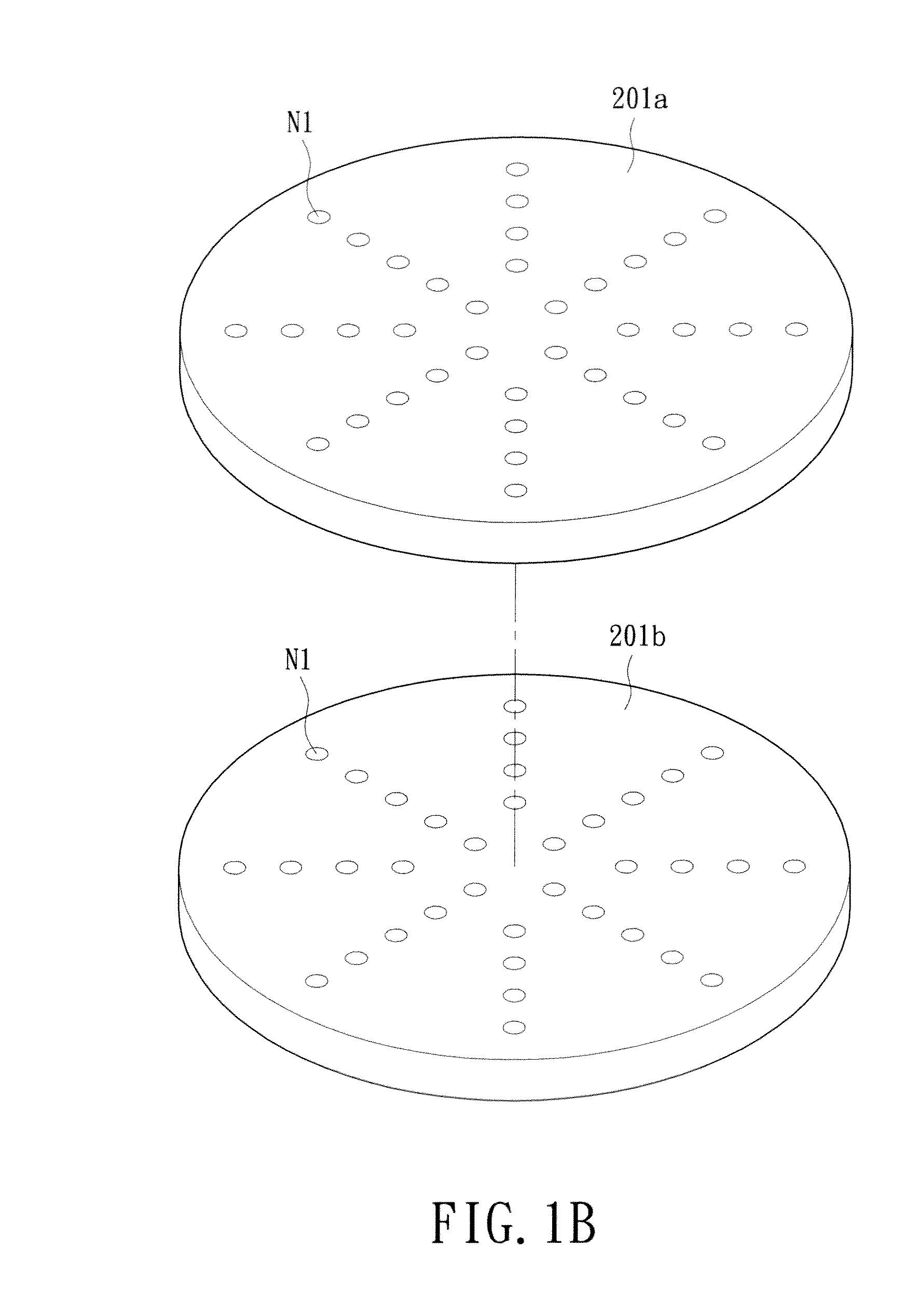 Integrated aerated bubble generating device