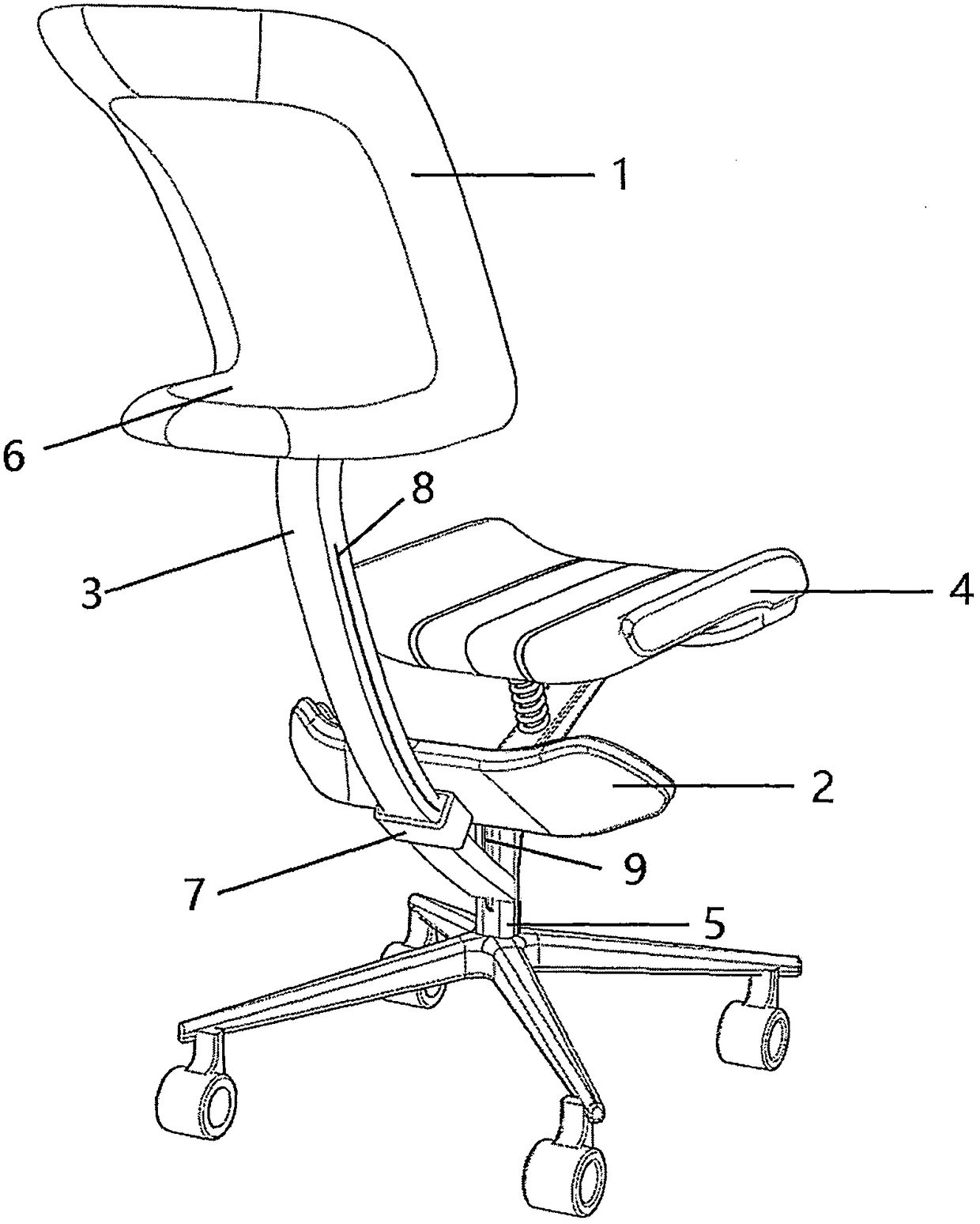 Multifunctional office chair