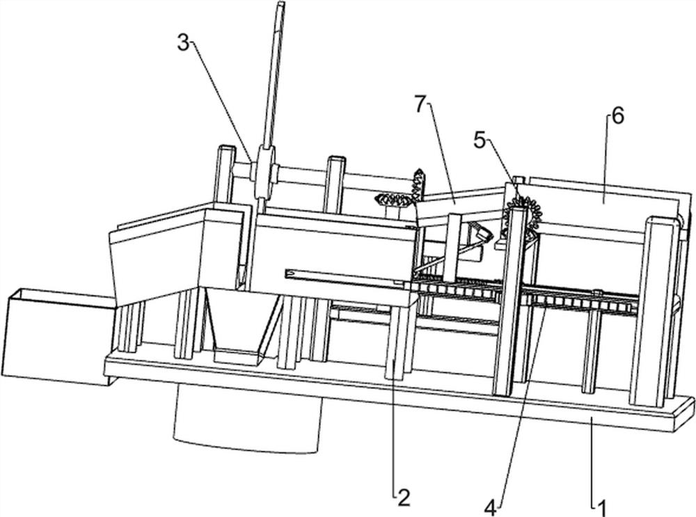 A kind of equipment for coconut cutting and shelling