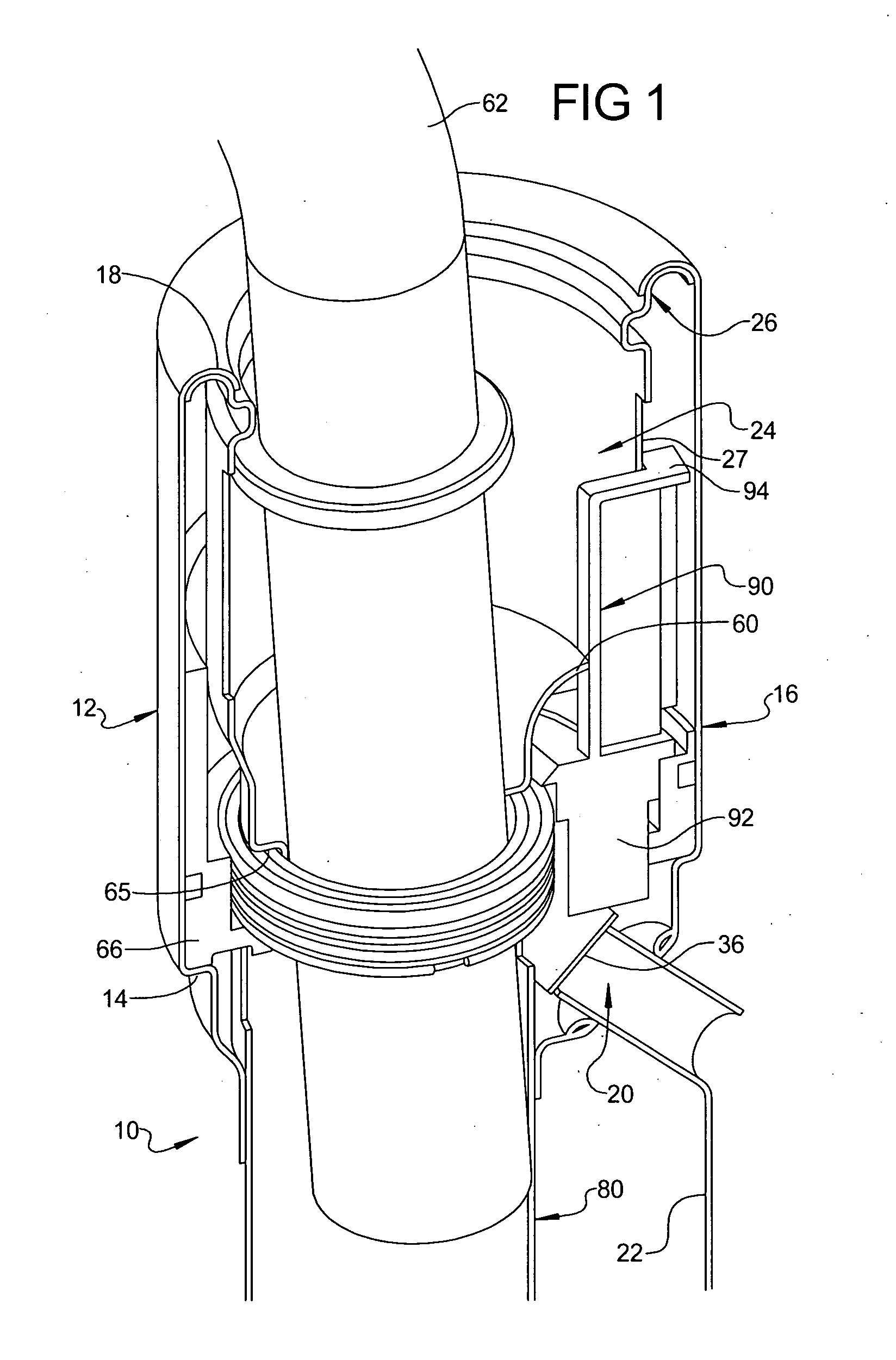 Filler tube assembly for a fuel vapor recirculation system