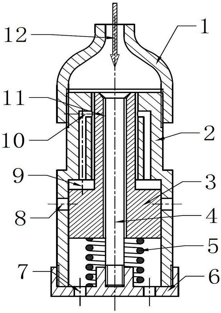 Double buffer relief valve