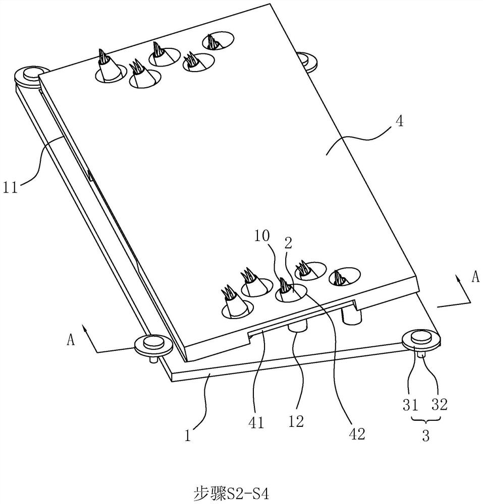 Method for paving stone slabs