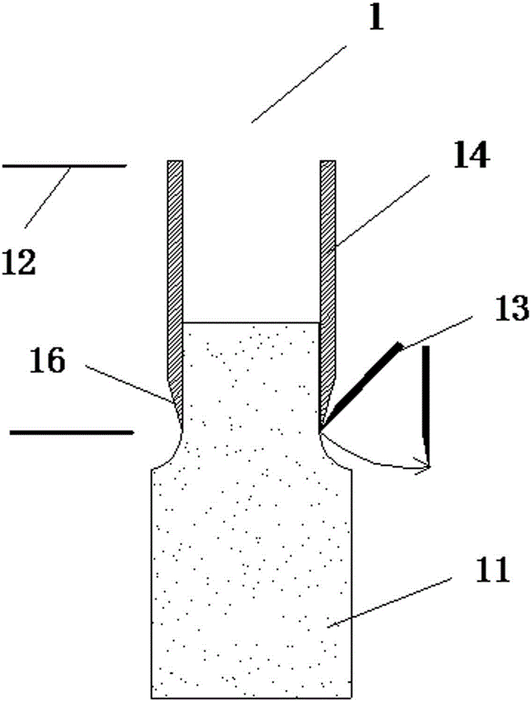 Coring device for oil sandy core