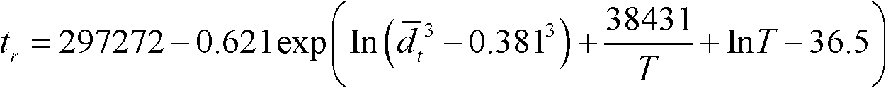 Quantitative analysis method for residual life of T91 steel pipes