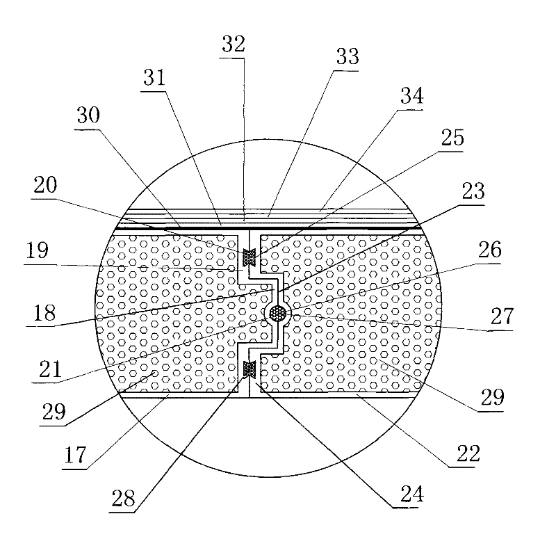 Externally filled and prefabricated wood-plastic plate and manufacturing method thereof