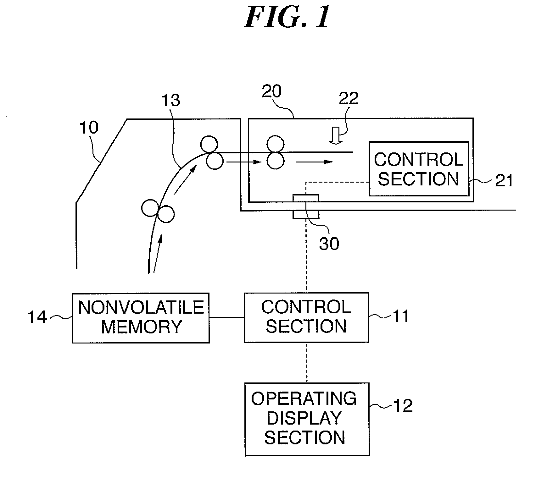 Image forming apparatus and method of determining state of sheet handling apparatus disconnectably connected thereto