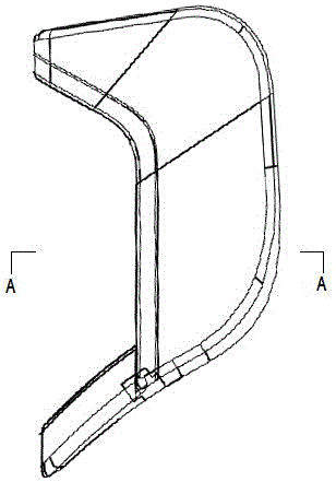 Gas-assisted injection molding process for automobile interior trim