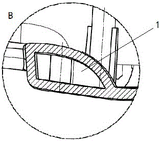 Gas-assisted injection molding process for automobile interior trim