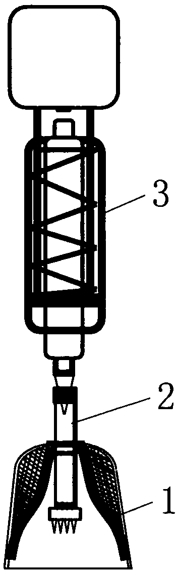 A plum-blossom needle cupping device with precise bloodletting function