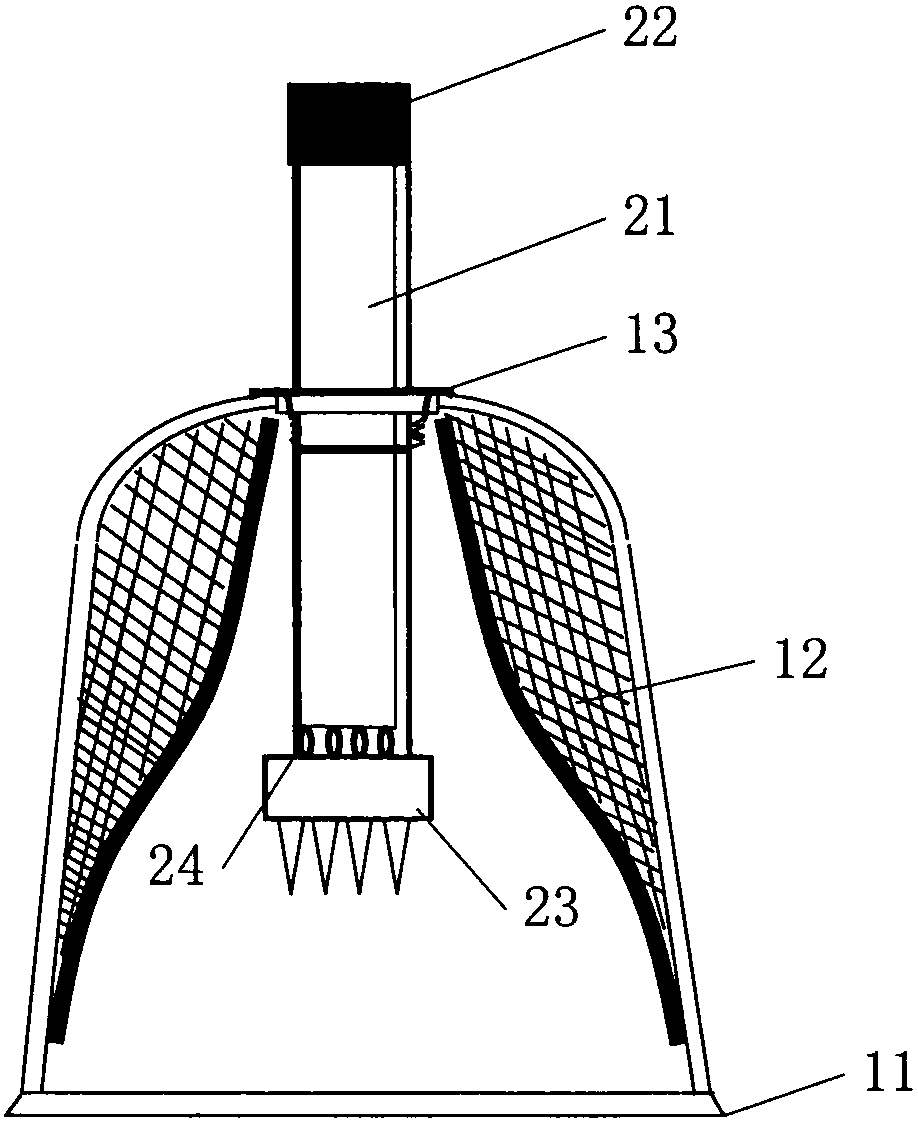 A plum-blossom needle cupping device with precise bloodletting function