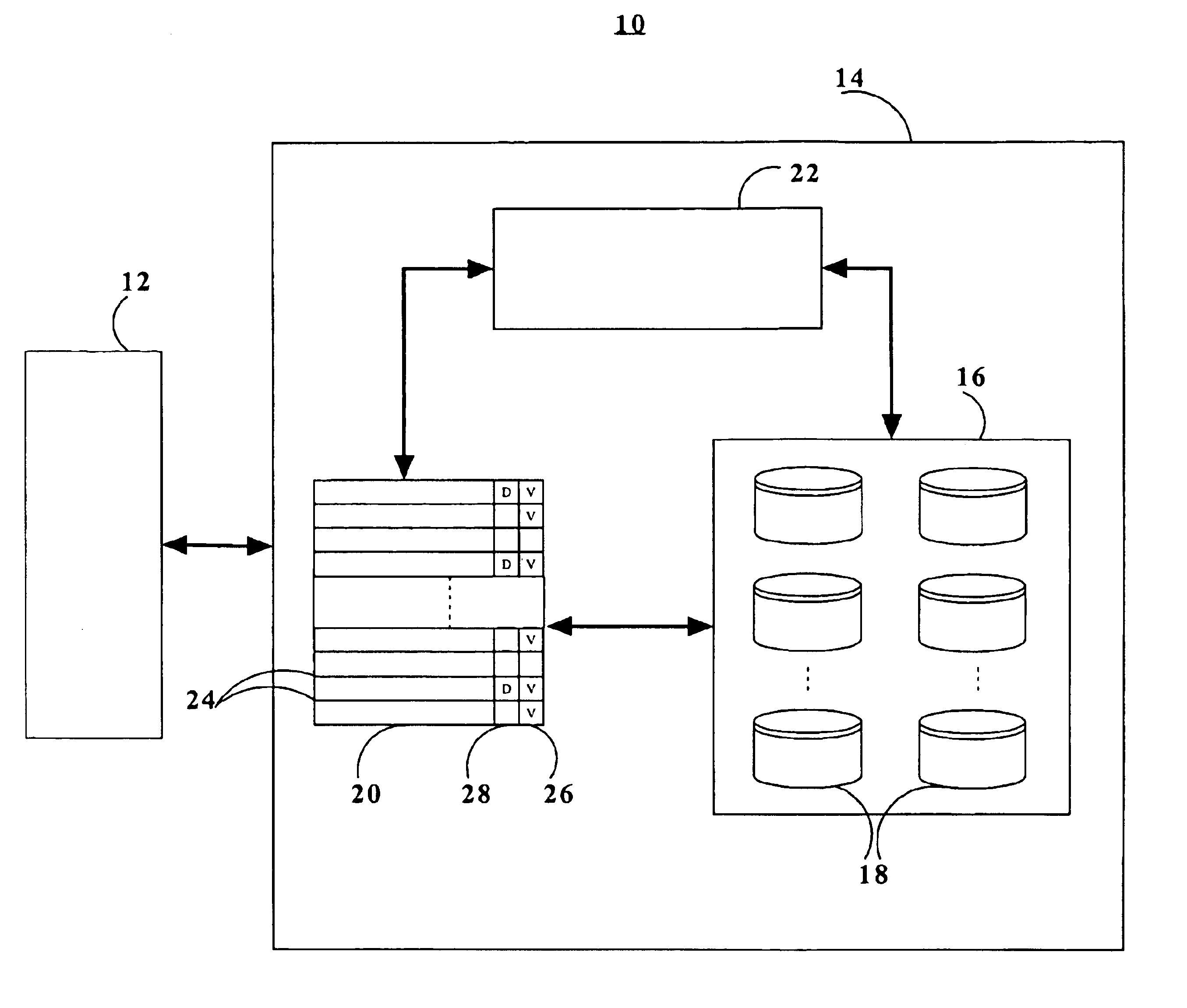 Provision of a victim cache within a storage cache hierarchy