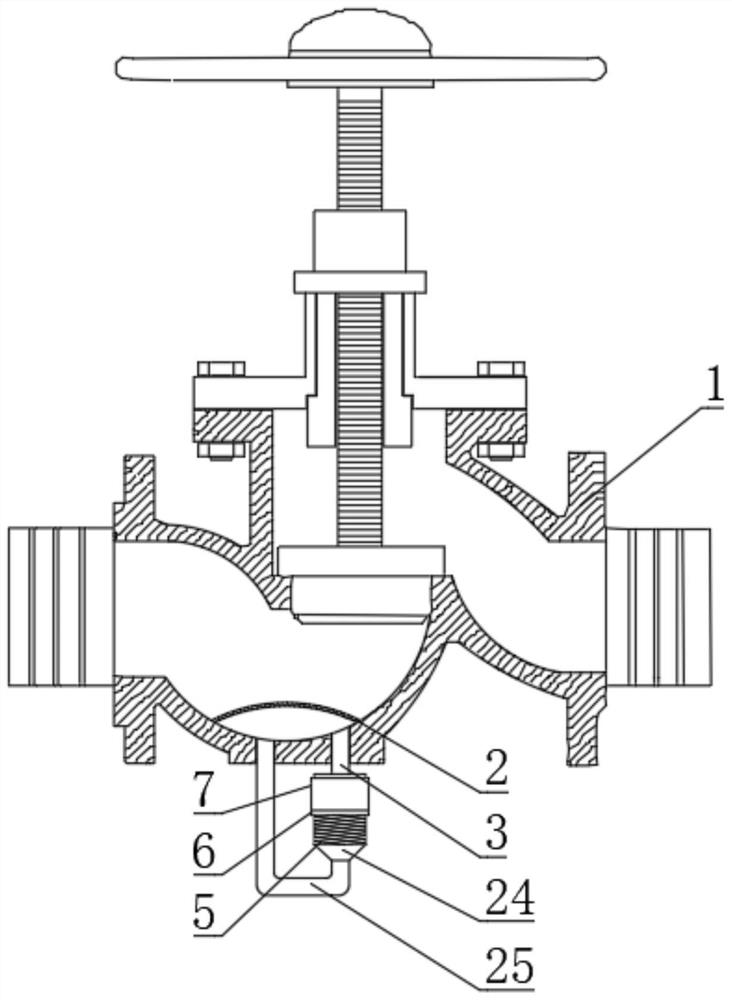 A kind of stop valve with dynamic sampling