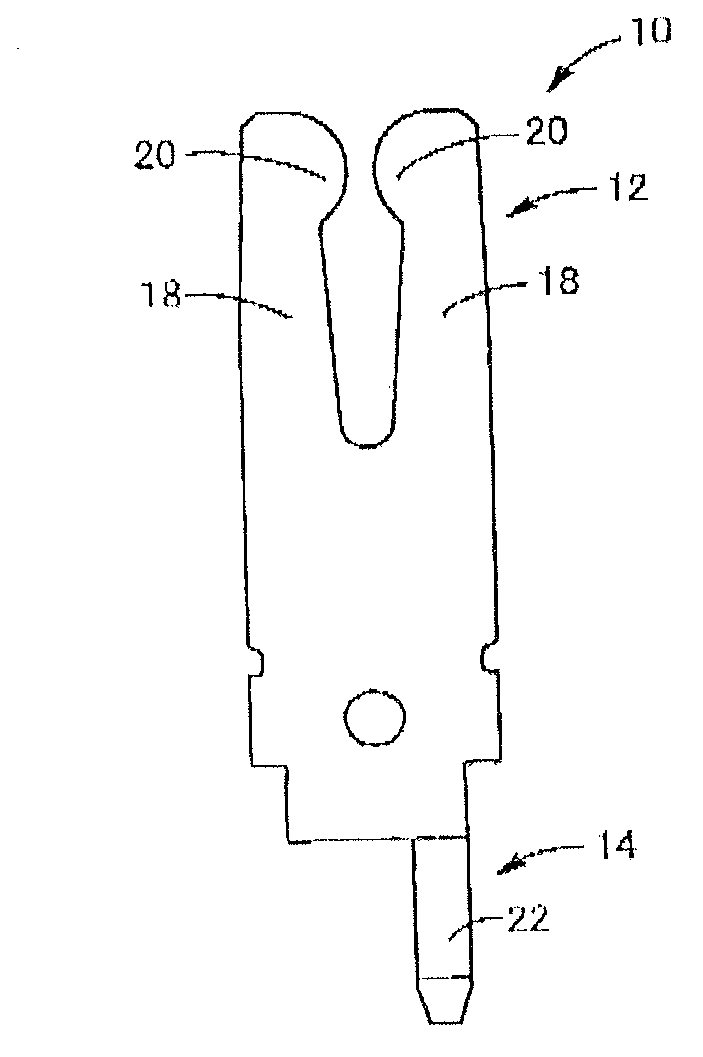 Board terminal and printed circuit board provided with board terminal