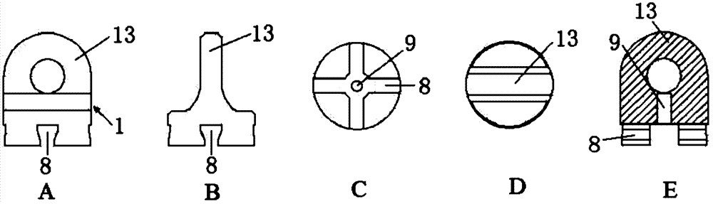 Hardware fitting for detecting mechanical property of bar material and using method thereof