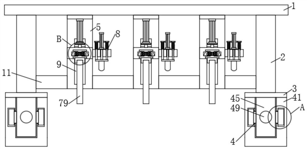 A mobile positioning measuring device for electric energy meter detection