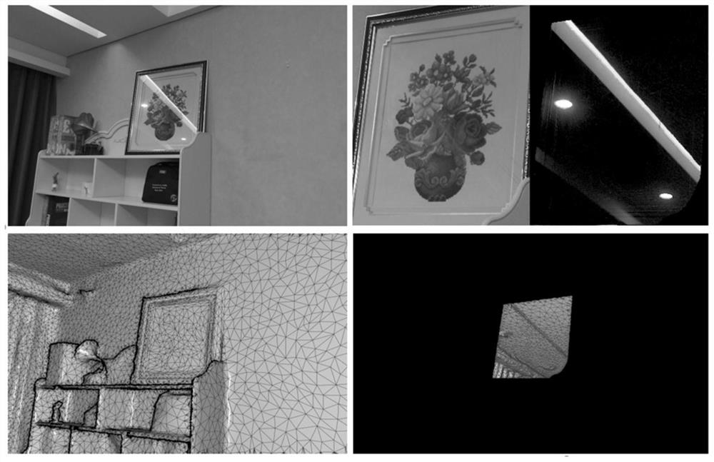 Indoor Scene Virtual Roaming Method Based on Reflection Decomposition