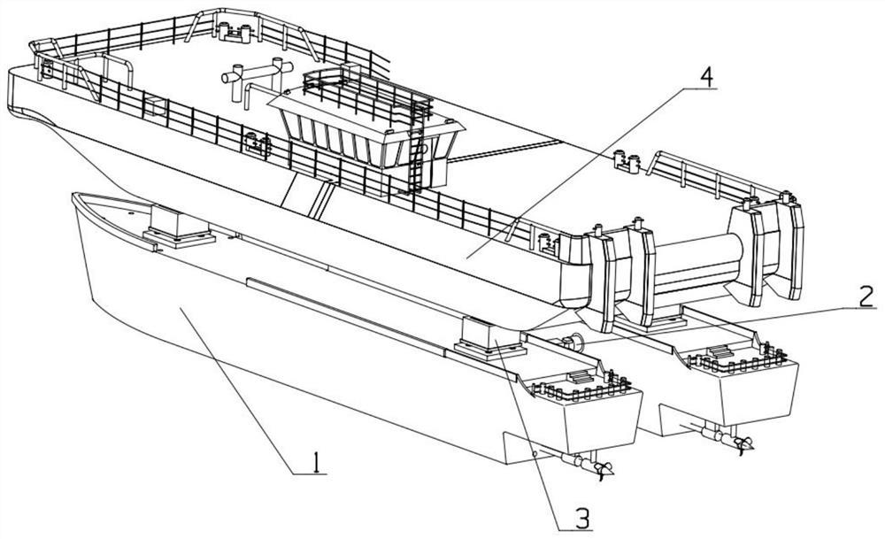 Wave compensation ship and compensation method thereof