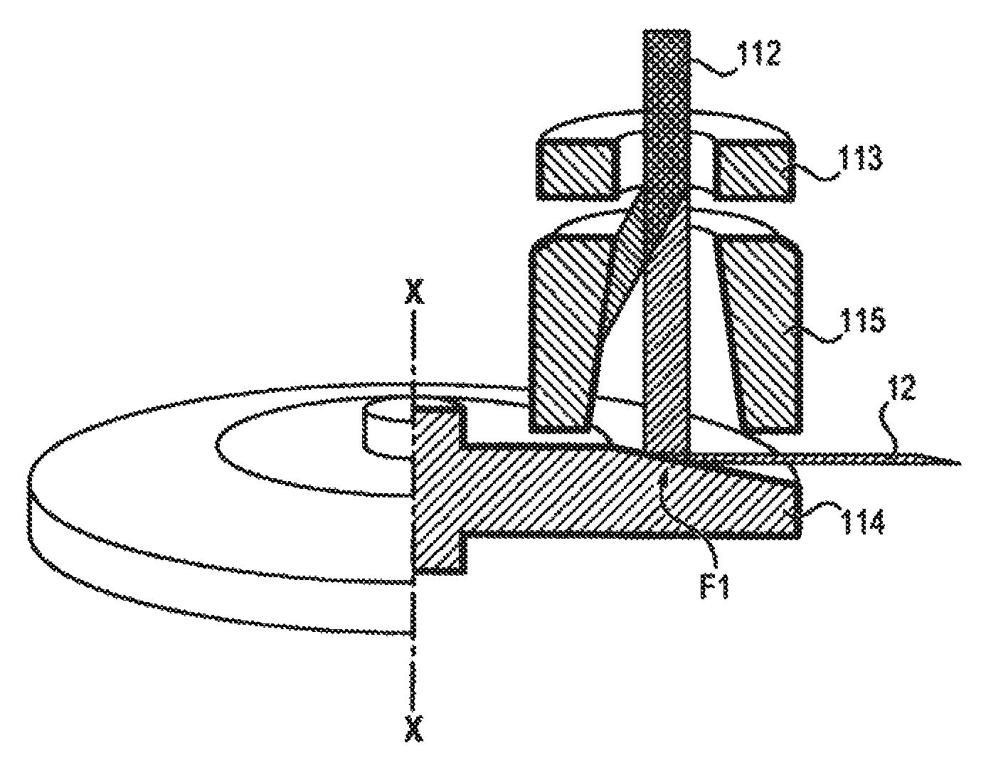 Dual energy imaging with beam blocking during energy transition