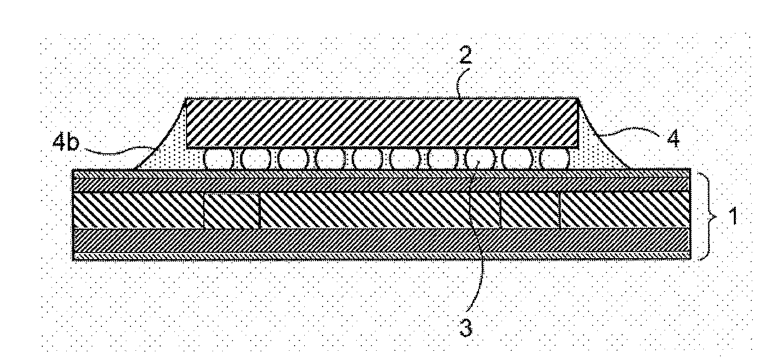 Semiconductor package, method of production thereof and encapsulation resin