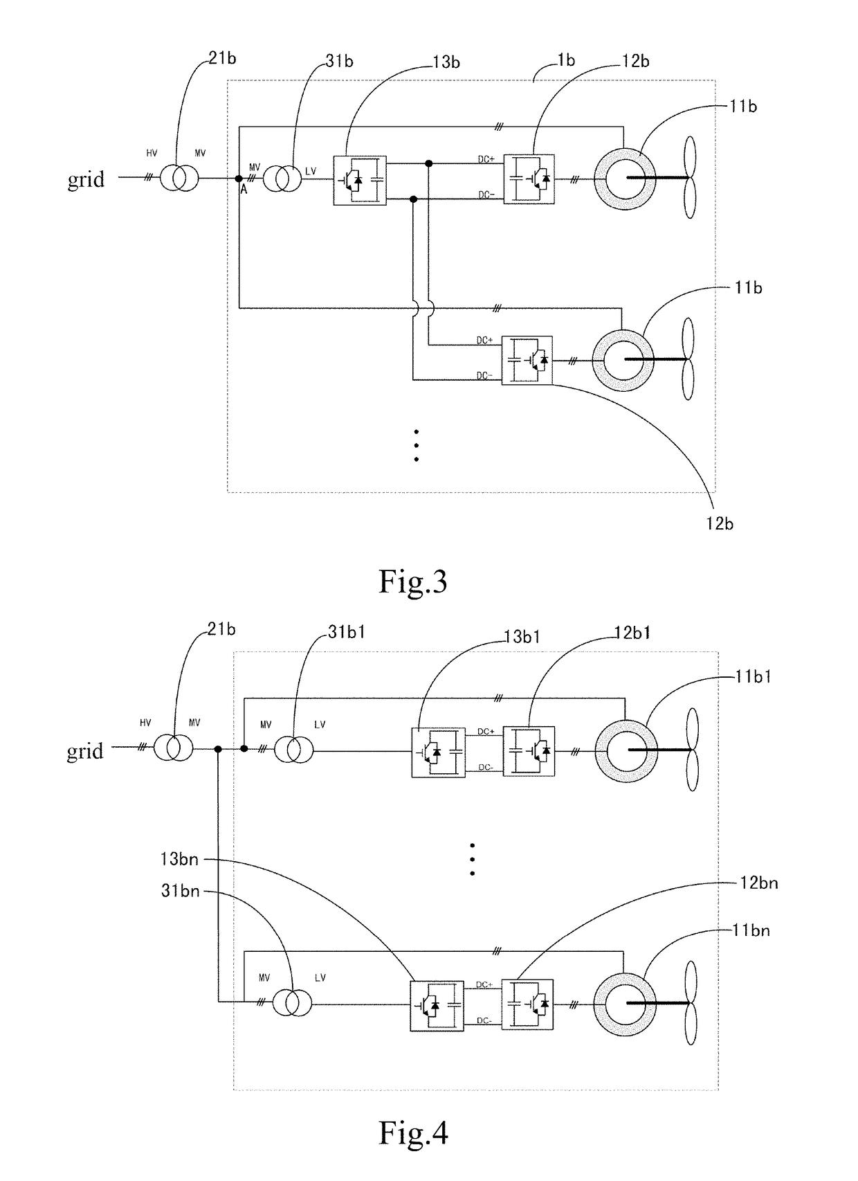 Medium voltage wind power generation system and power generation method using the same