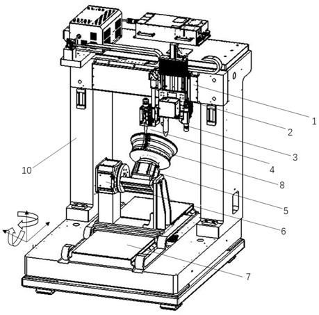 Online multi-parameter detection method for special-shaped film holes of engine flame tube