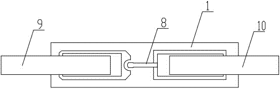 GaN schottky diode with hanging beam lead structure and manufacturing method thereof