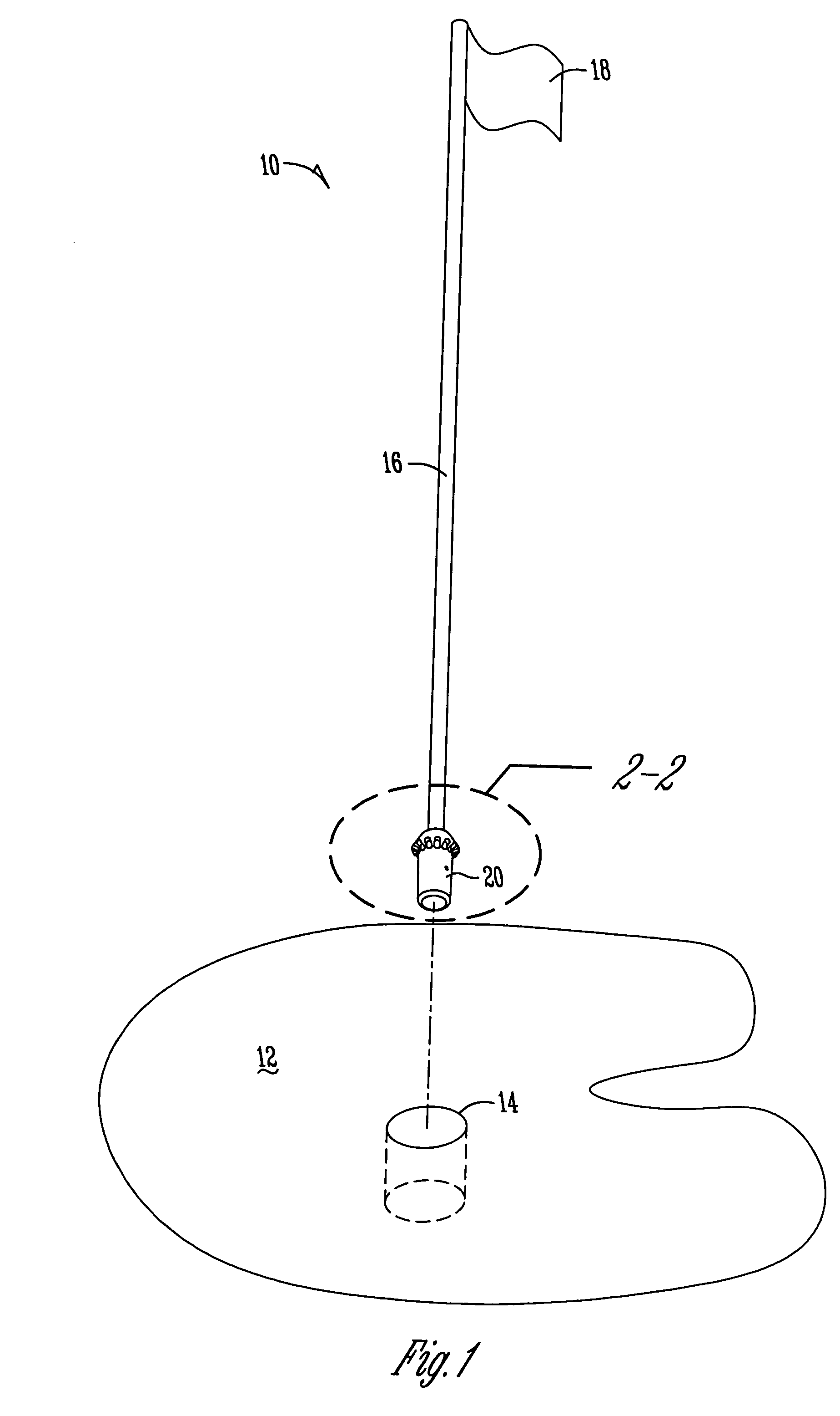 Golf flagstick ferrule and method of use